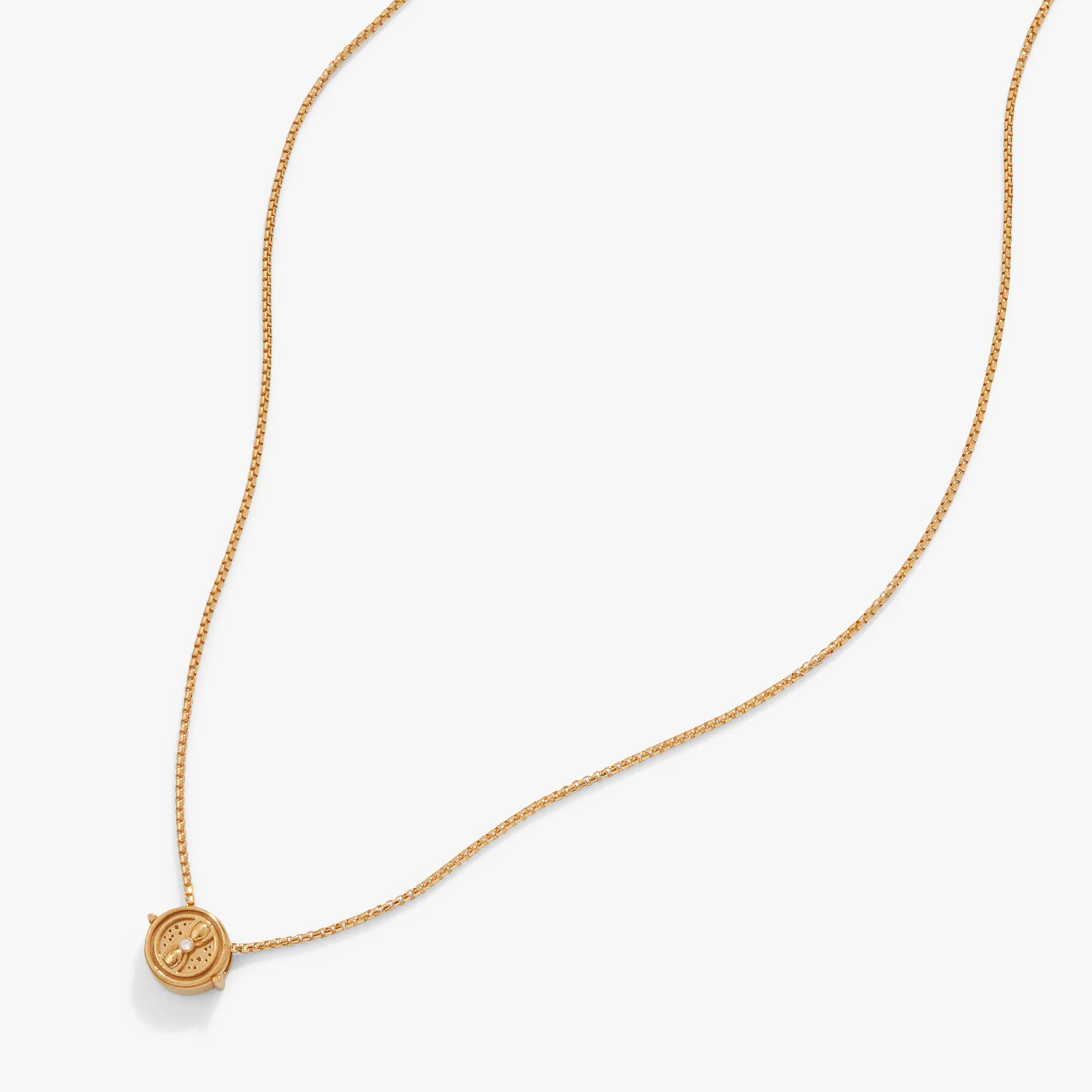 Harry Potter™ Time Turner Necklace. Gold