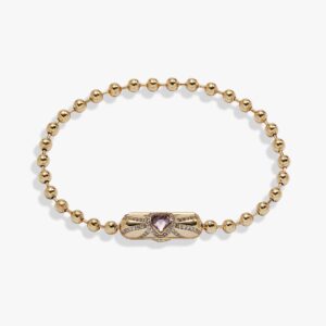 Heart Barrel Closure Bracelet