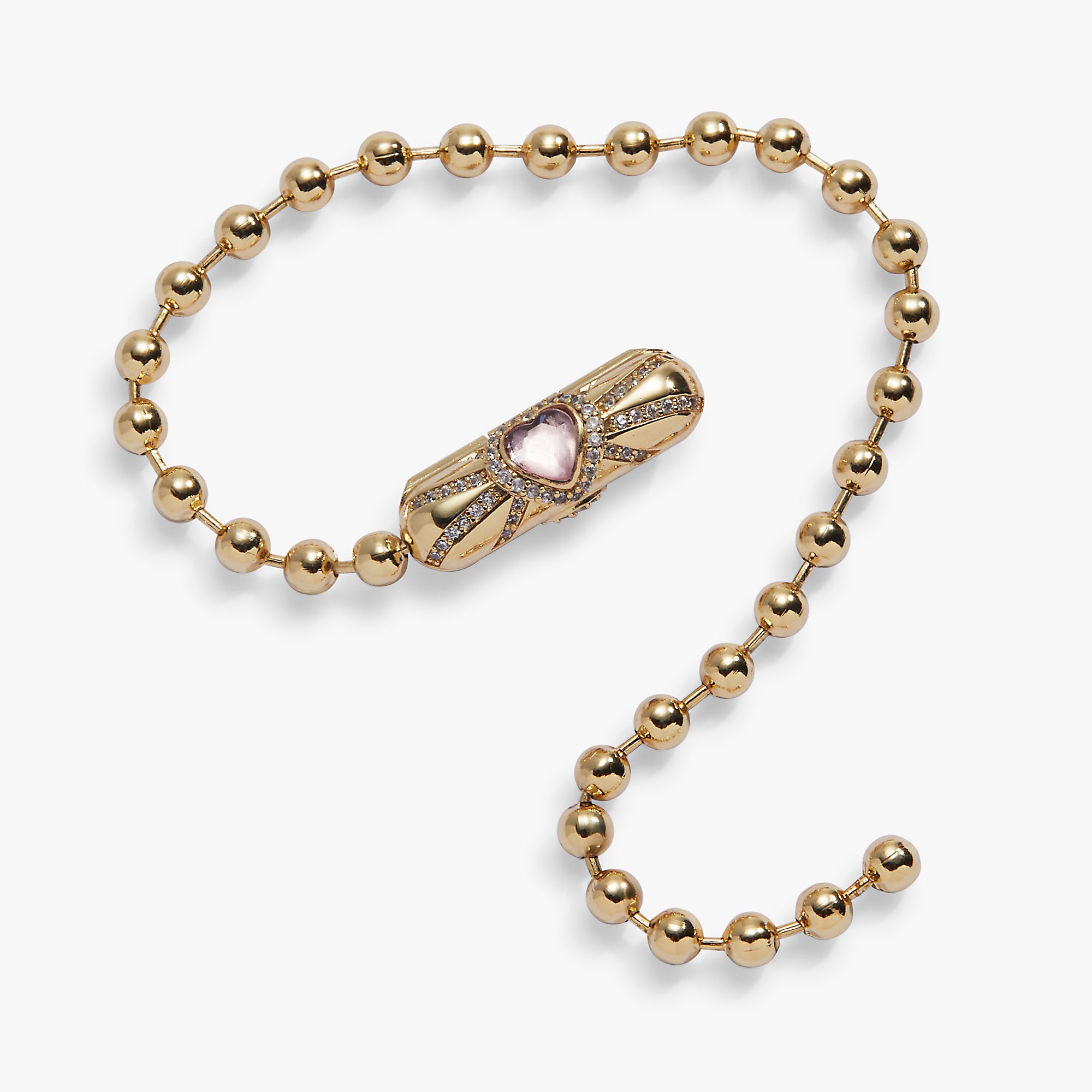 Heart Barrel Closure Bracelet - Image 3