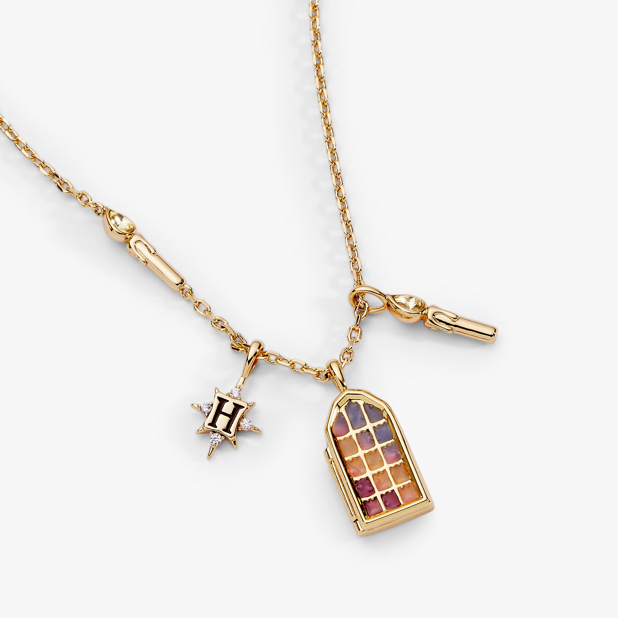 Harry Potter™ Hogwarts Great Hall Cluster Charm Necklace - Image 2