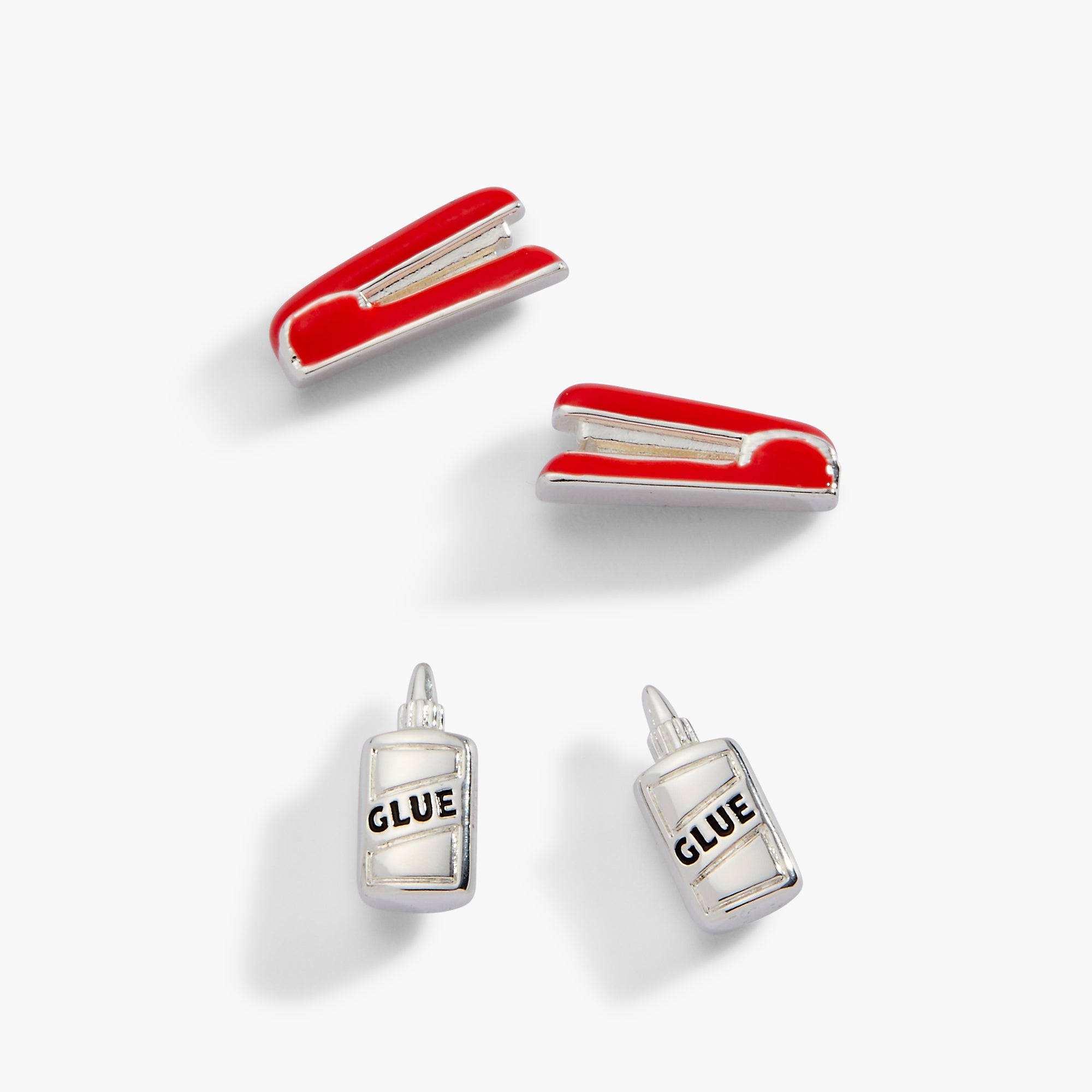 'Holding Us All Together' Glue & Stapler Stud Earring Set - Image 3