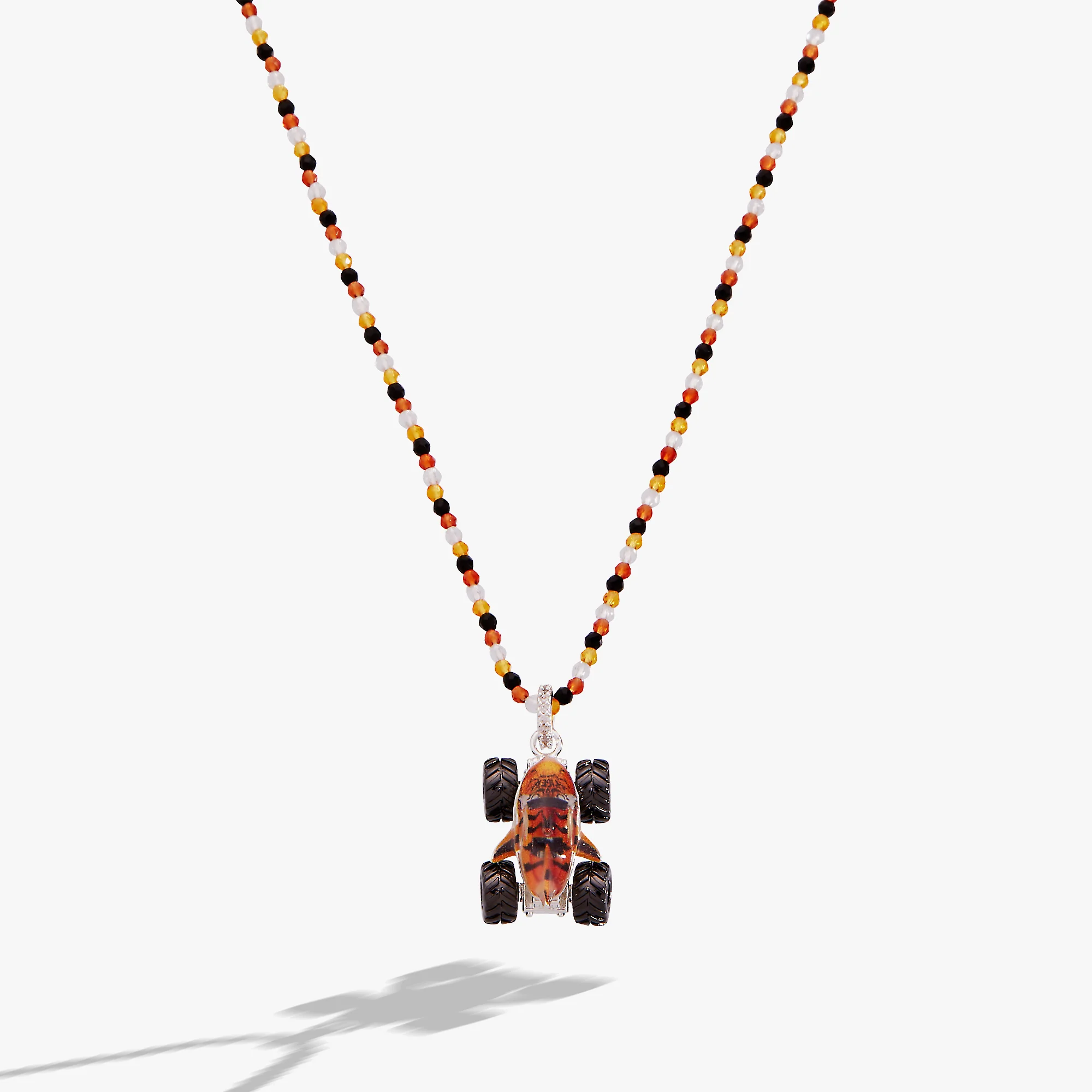 Hot Wheels™ Monster Truck Tiger Shark Pendant Necklace