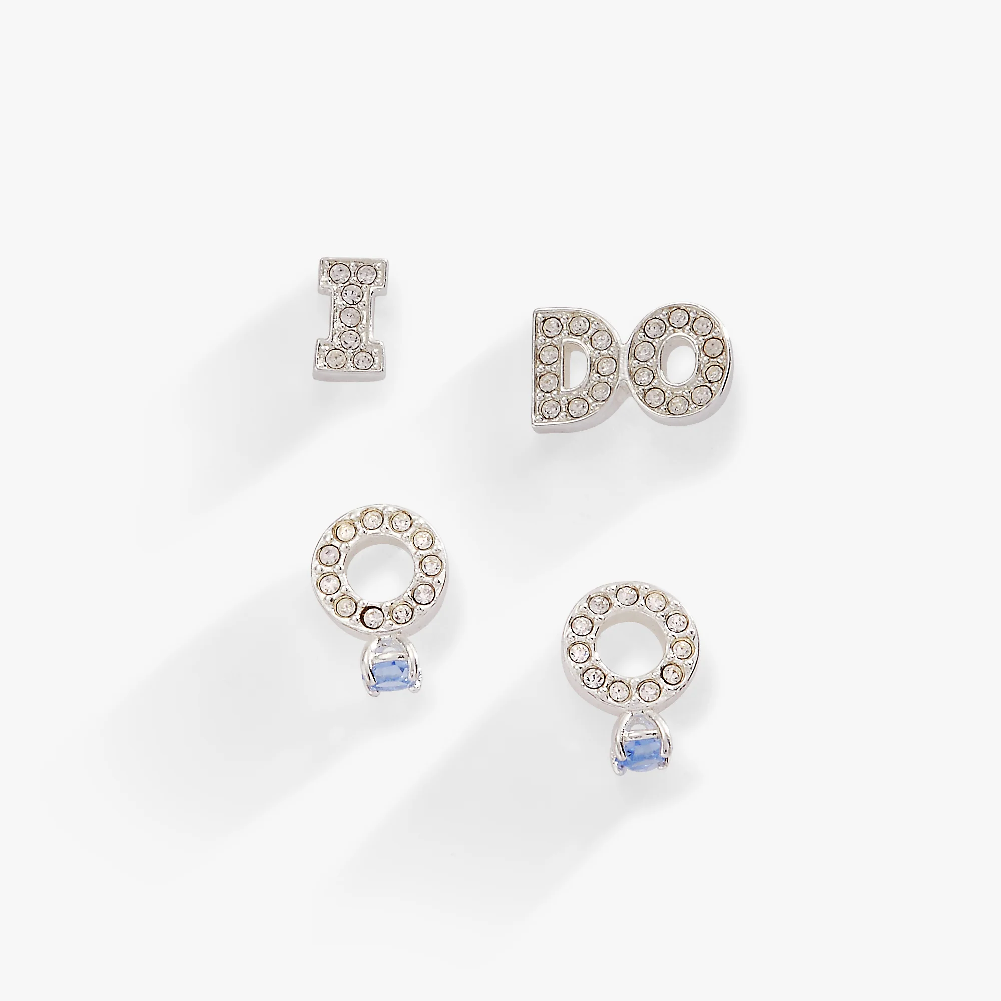 Bridal I Do Stud Earring Set of 2