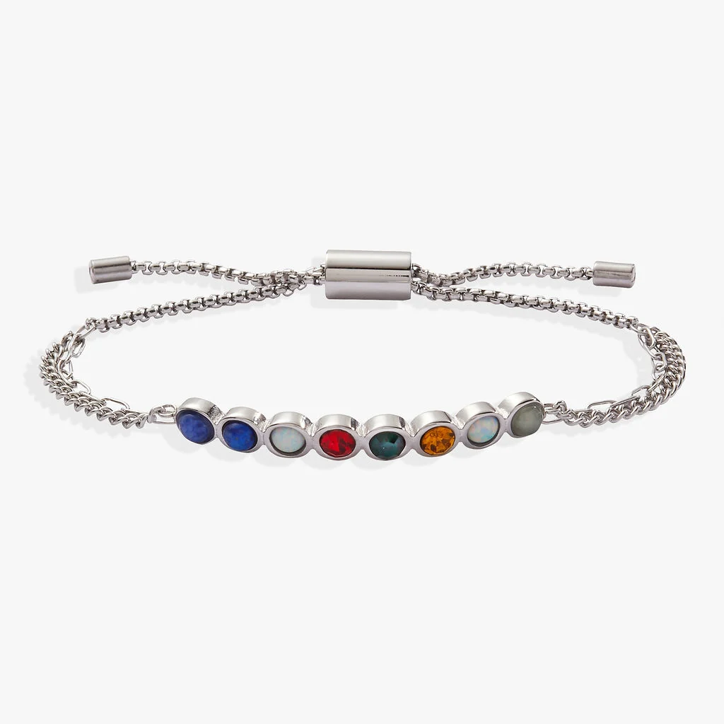 'I Love You' Hidden Message Acrostic Bolo Bracelet