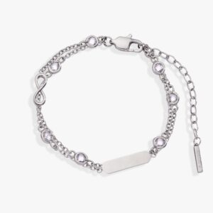 Infinity Chain Double Strand Bracelet