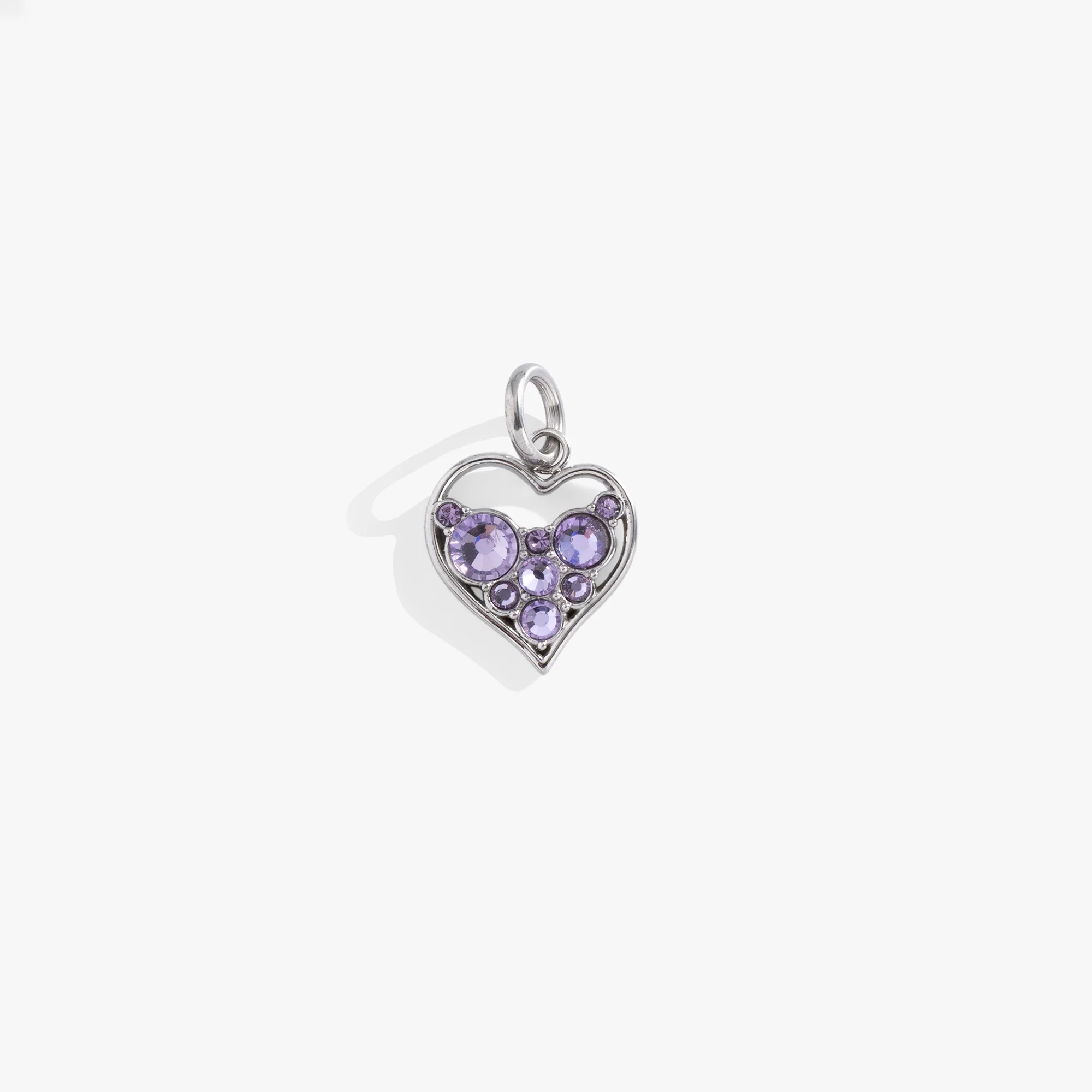 Crystal Heart Interchangeable Charm