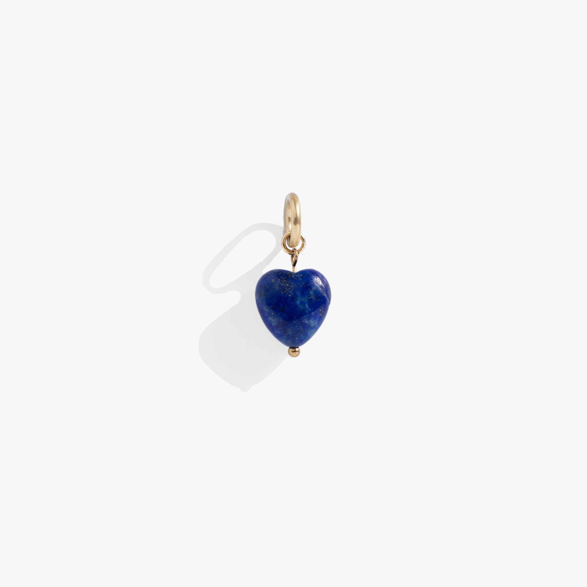 Lapis Gemstone Heart Interchangeable Charm - Image 3