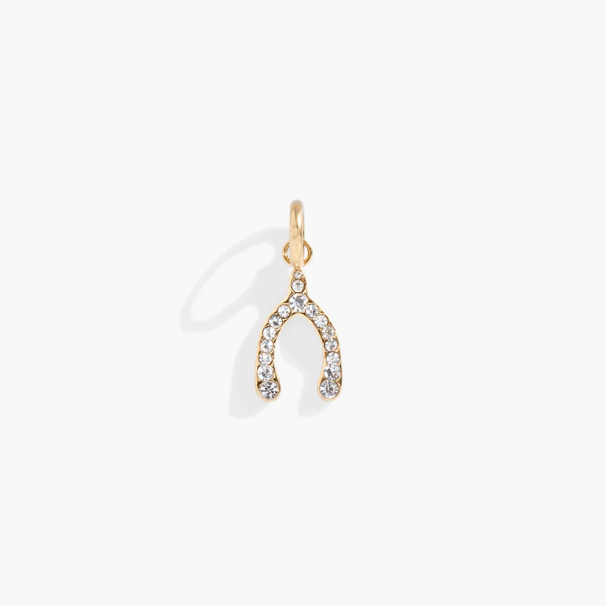 Pave Wishbone Interchangeable Charm