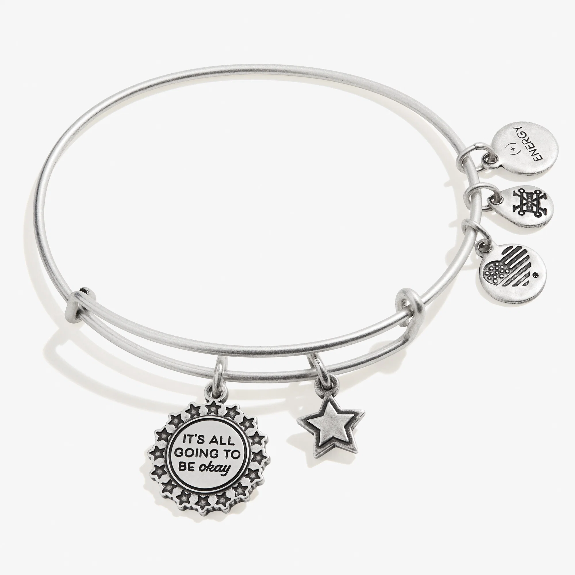 'It's All Going To Be Okay' Star Charm Bangle