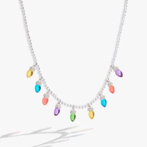Christmas Light Bulb Necklace