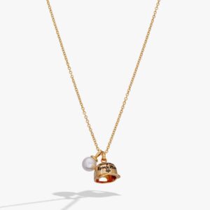 'Living That Sports Mom Life' Baseball Charm Necklace