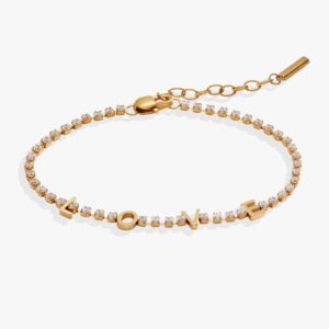 Love Crystal Tennis Bracelet