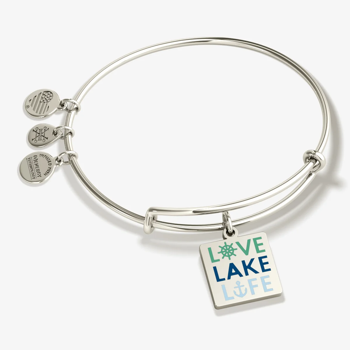 'Love. Lake. Life' Charm Bangle