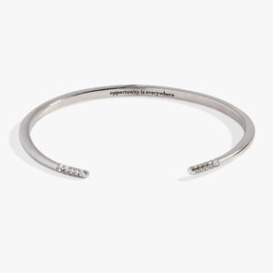 Opportunity Is Everywhere Open Tusk Cuff Bracelet