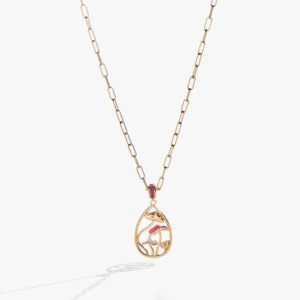 Mushroom Pendant Necklace