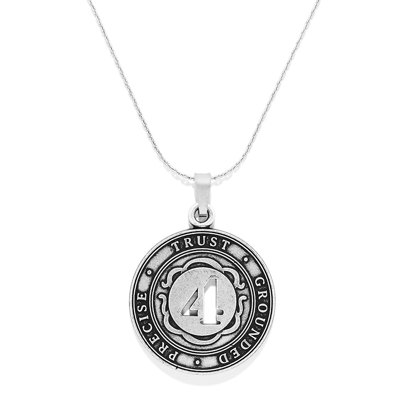 Number 4 Necklace. Expandable | Precise. Trust. and Grounded