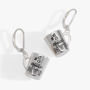 #1 'Office MVP' Mug Earrings