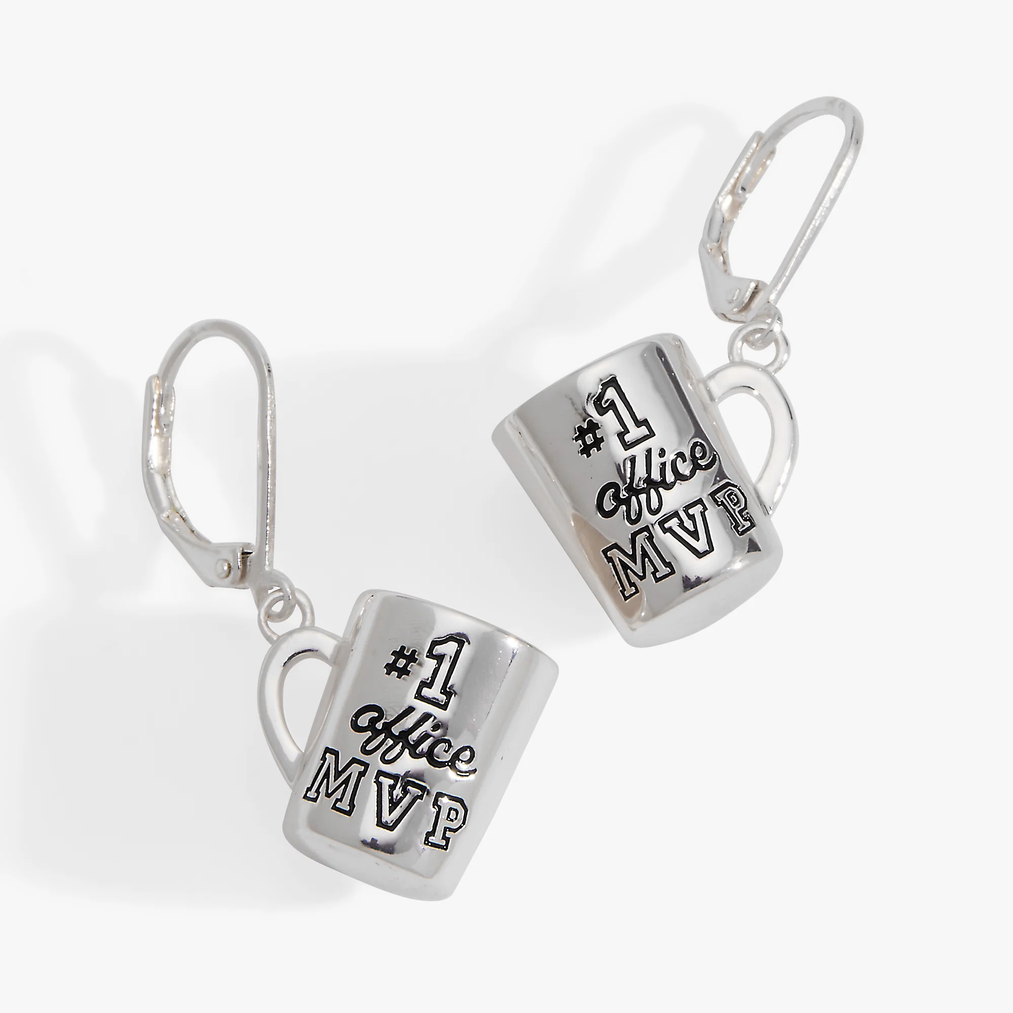 #1 'Office MVP' Mug Earrings