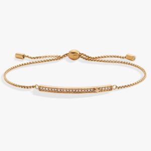 April Everyday Birthstone Pave Bolo Bracelet