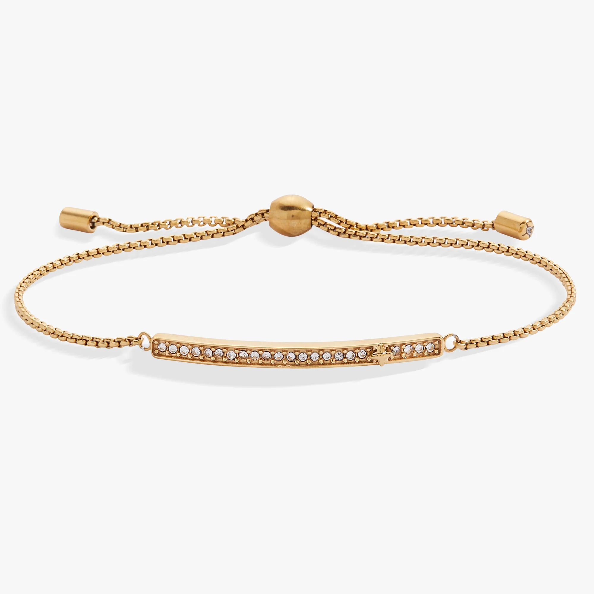 April Everyday Birthstone Pave Bolo Bracelet