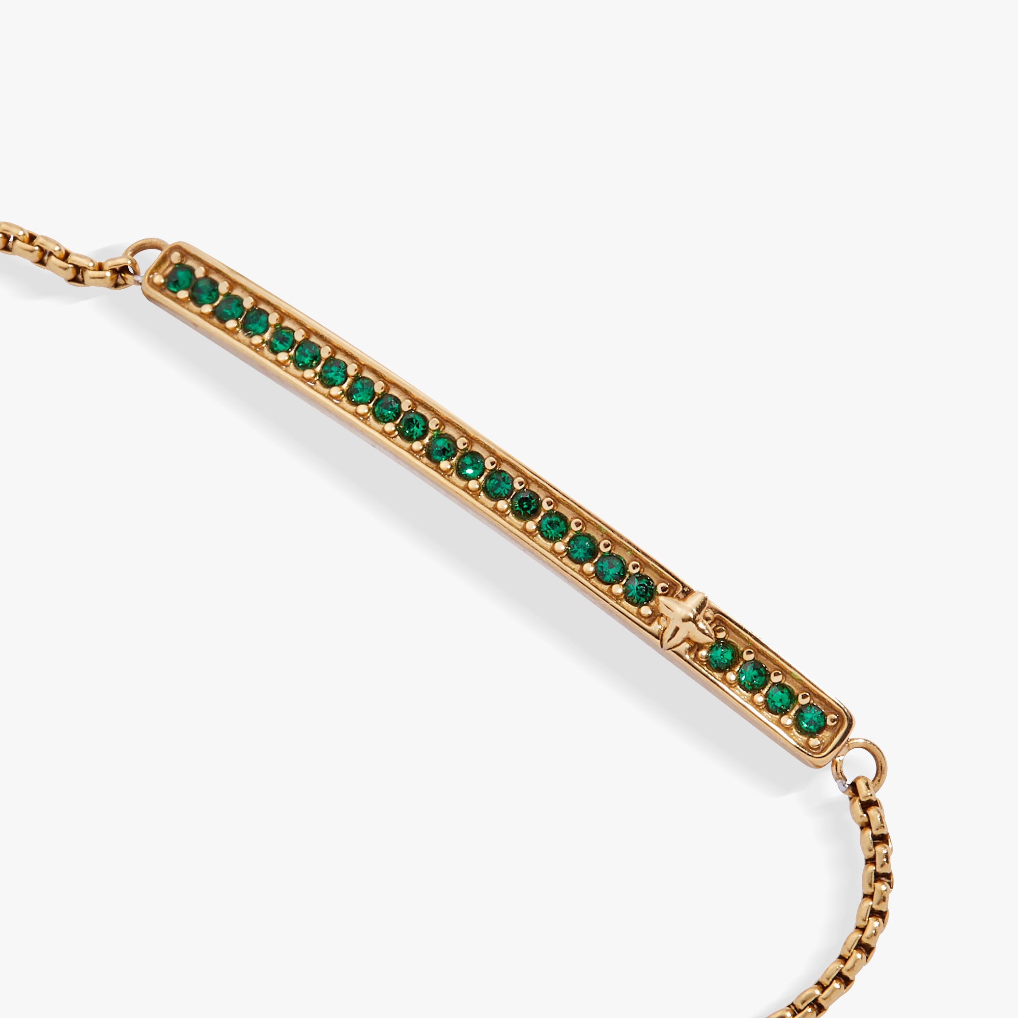 May Everyday Birthstone Pave Bolo Bracelet - Image 3