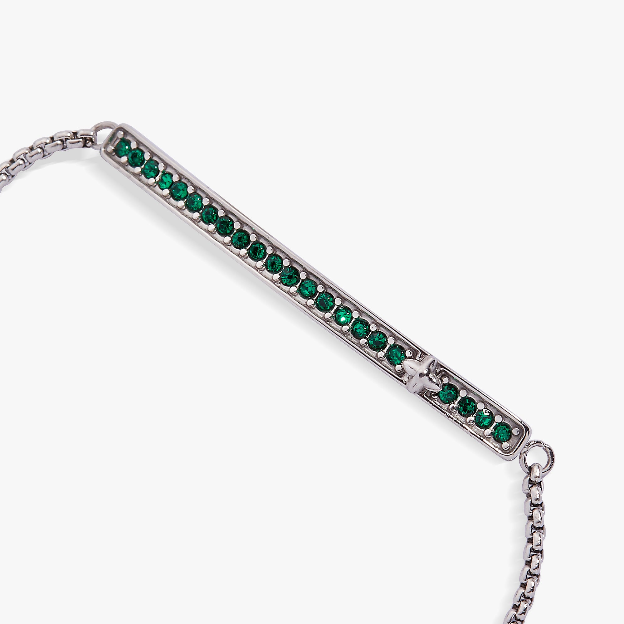 May Everyday Birthstone Pave Bolo Bracelet - Image 7