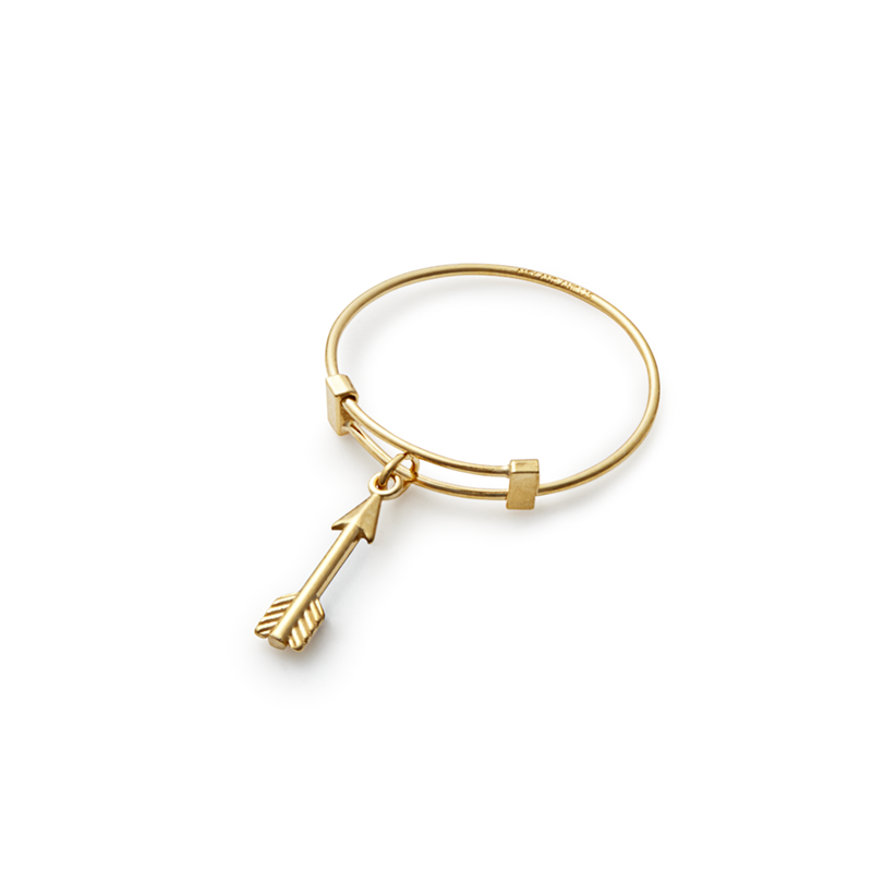 Arrow Charm Ring - Image 2