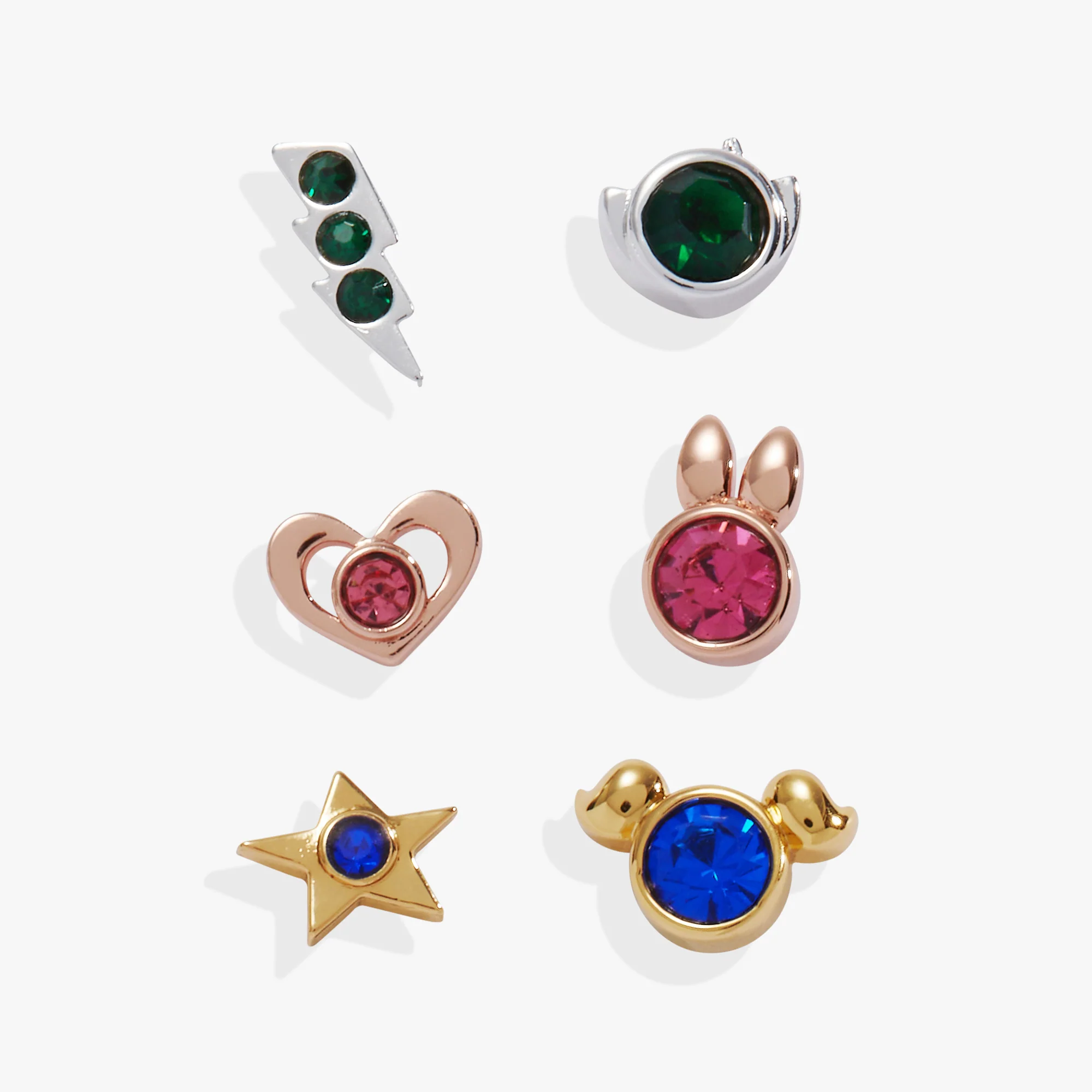 THE POWERPUFF GIRLS™ Mismatch Stud. Set of 3