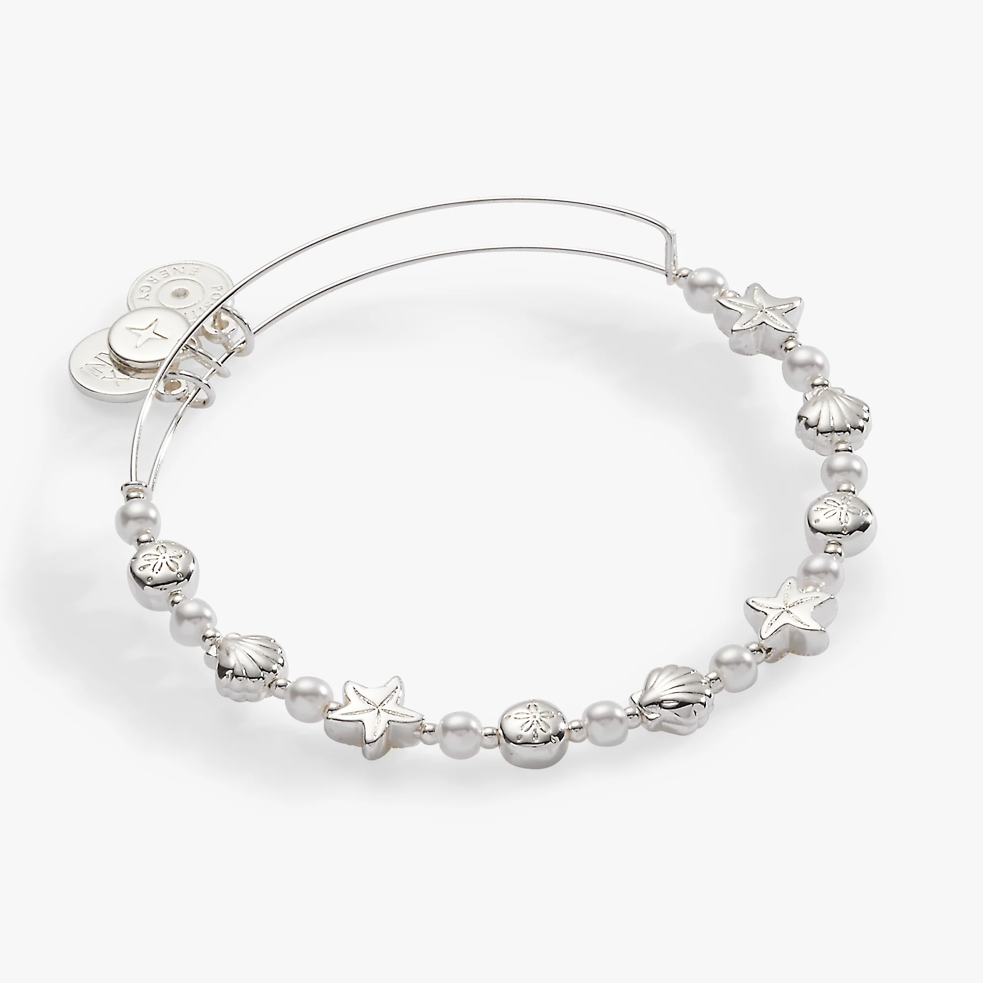 Seaside Pearl Beaded Bangle