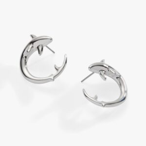 Shark Hoop Earring