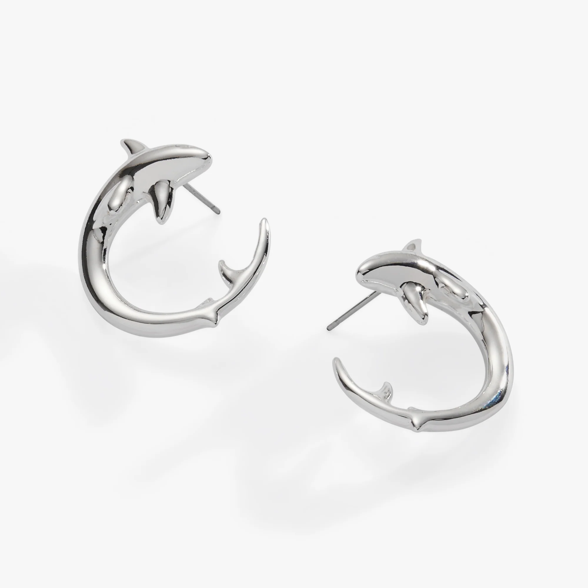 Shark Hoop Earring
