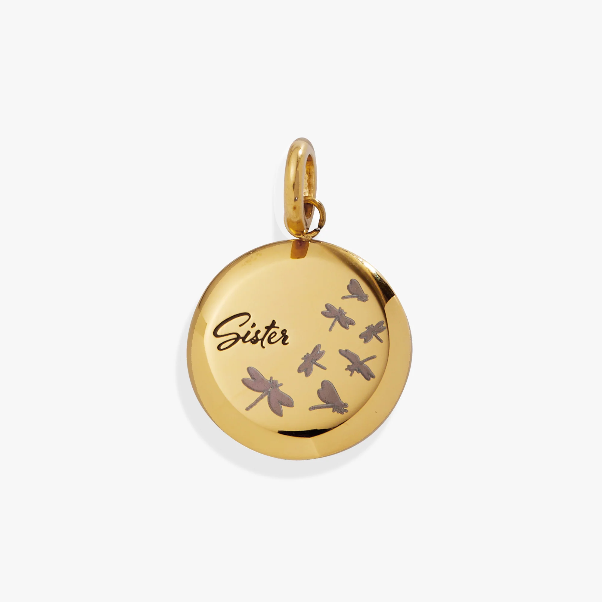 Sister Dragonfly Disc Charm