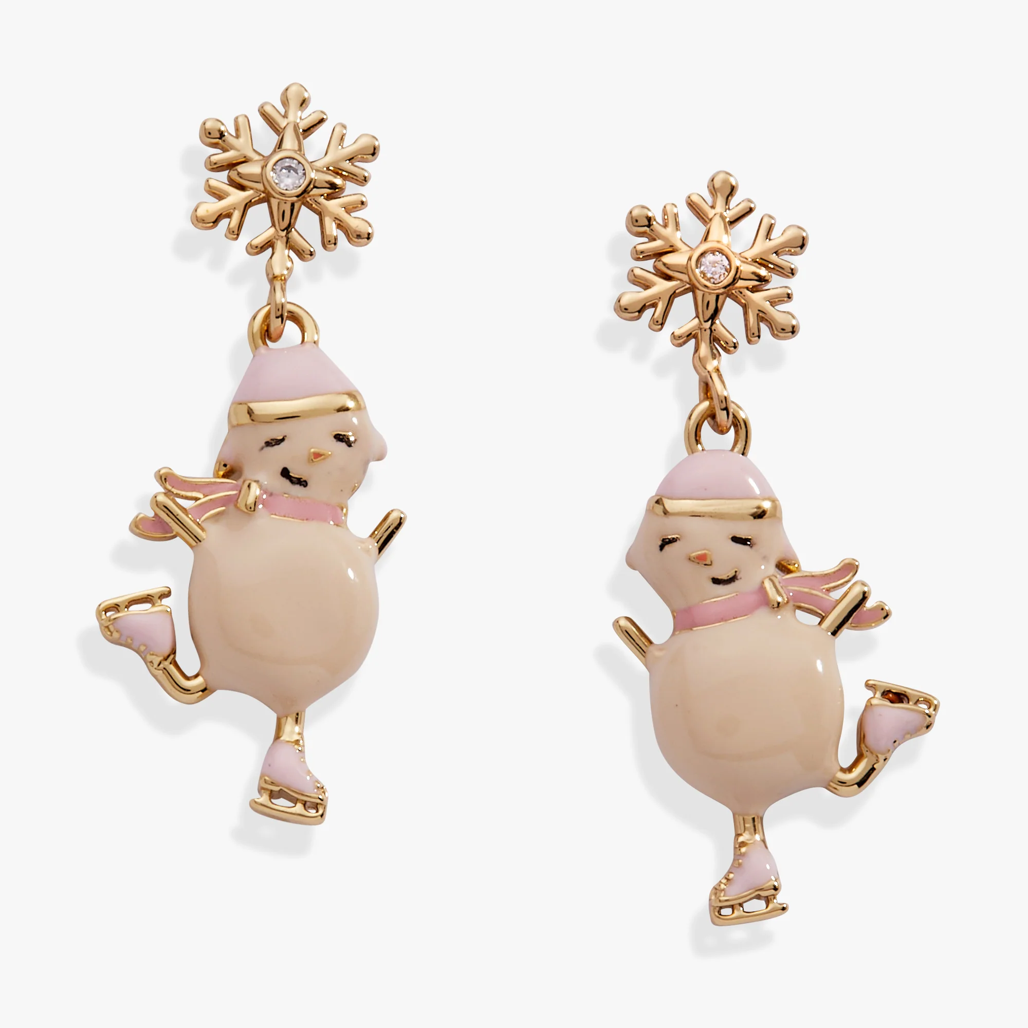 Winter Wonderland Snowman Drop Earrings