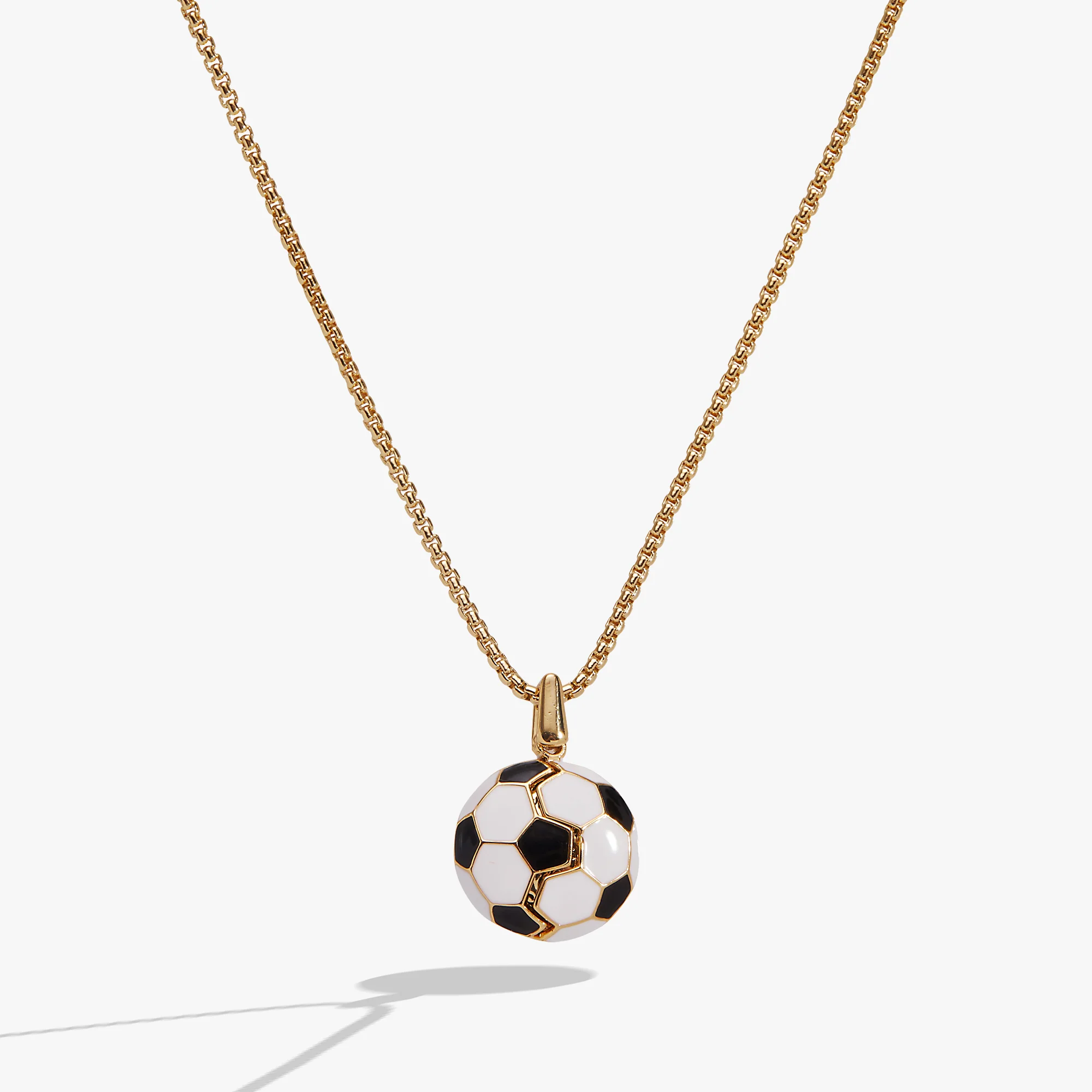 Soccer Ball Control The Ball. Command The Game Locket Necklace