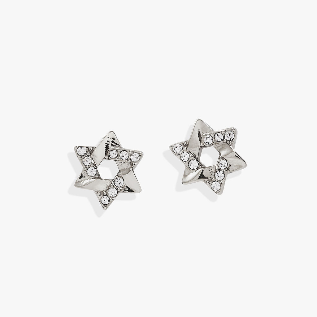 Star of David Mini Stud Earrings - Image 3