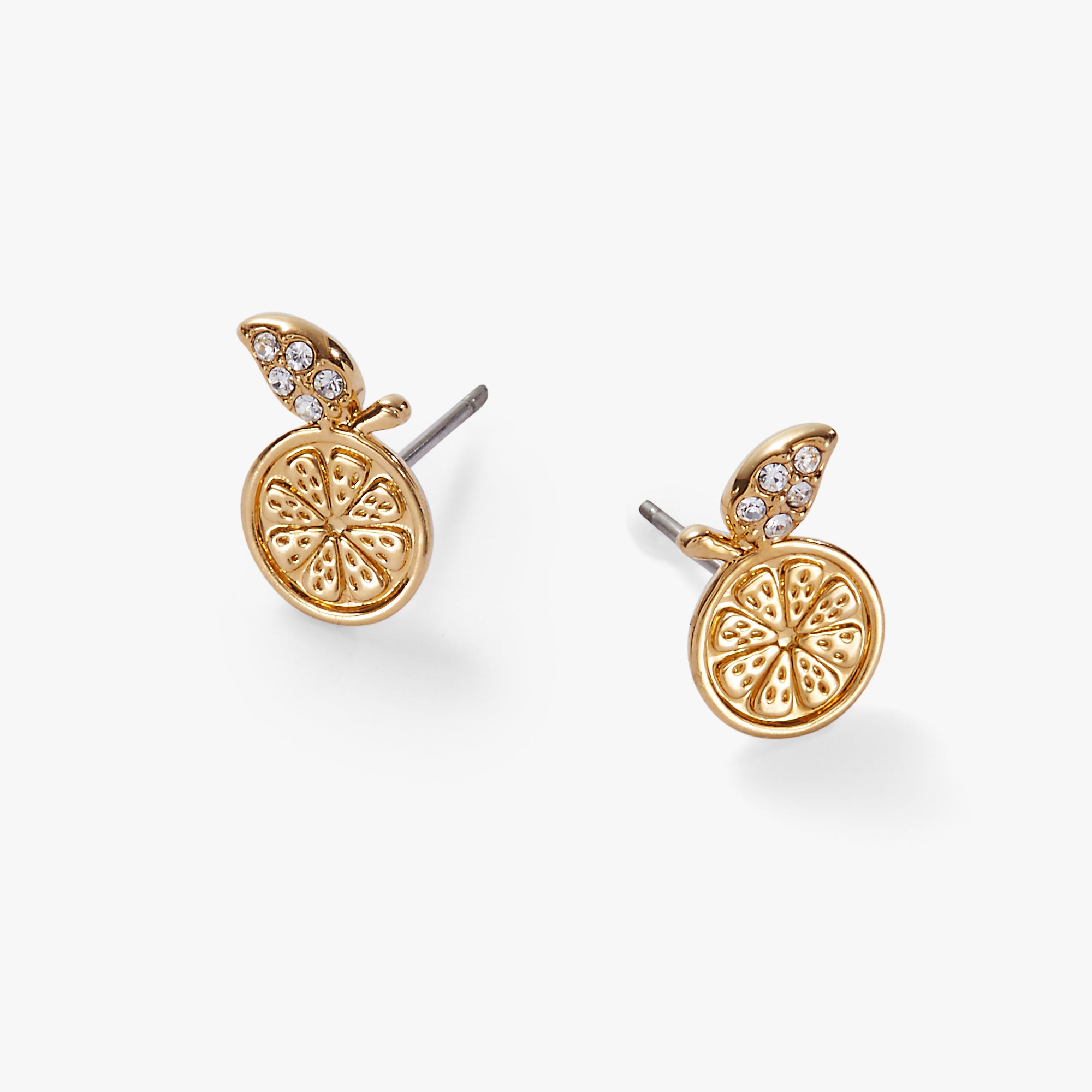Orange Slice Stud Earrings - Image 3