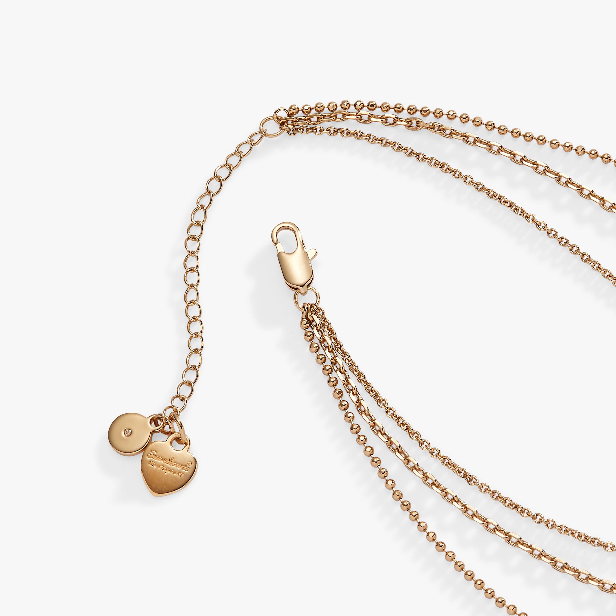 Sweethearts® Triple-Strand Charm Necklace - Image 6