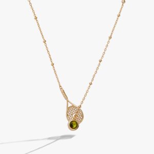 Tennis Racket Y-Necklace