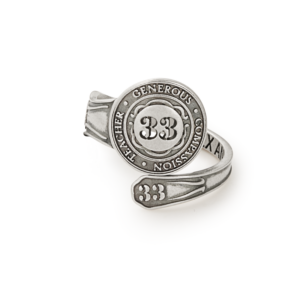 Number 33 Spoon Ring | Teacher. Generous. and Compassion