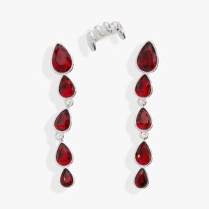 Vampire & Fangs Cuff Earring Set