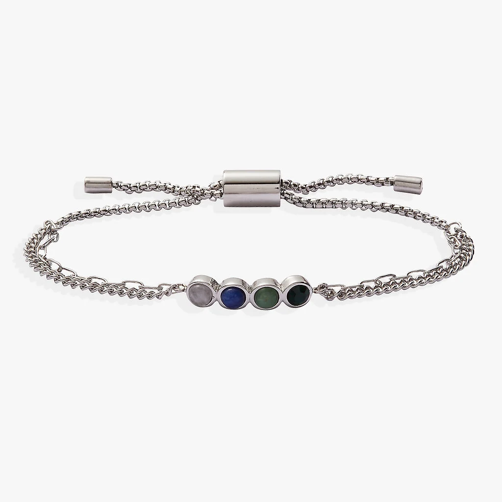 Wife Hidden Message Acrostic Bolo Bracelet