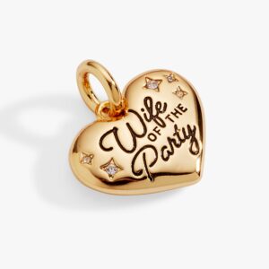 'Wife of the Party' Heart Charm