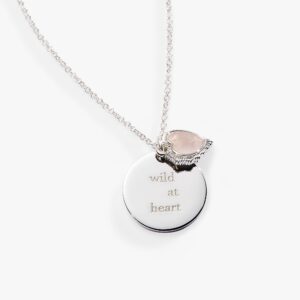 Wild at Heart Duo Charm Pendant Necklace