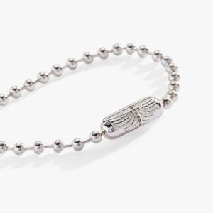 Wings with Cross Barrel Closure Bracelet