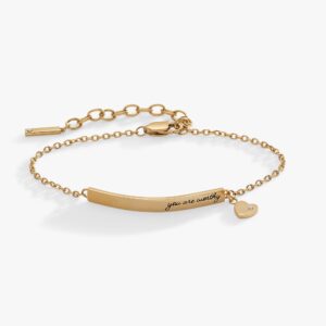 You Are Worthy Inline Bracelet