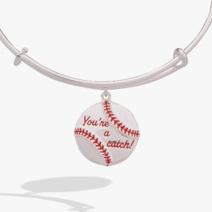 You're A Catch Baseball Charm Bangle